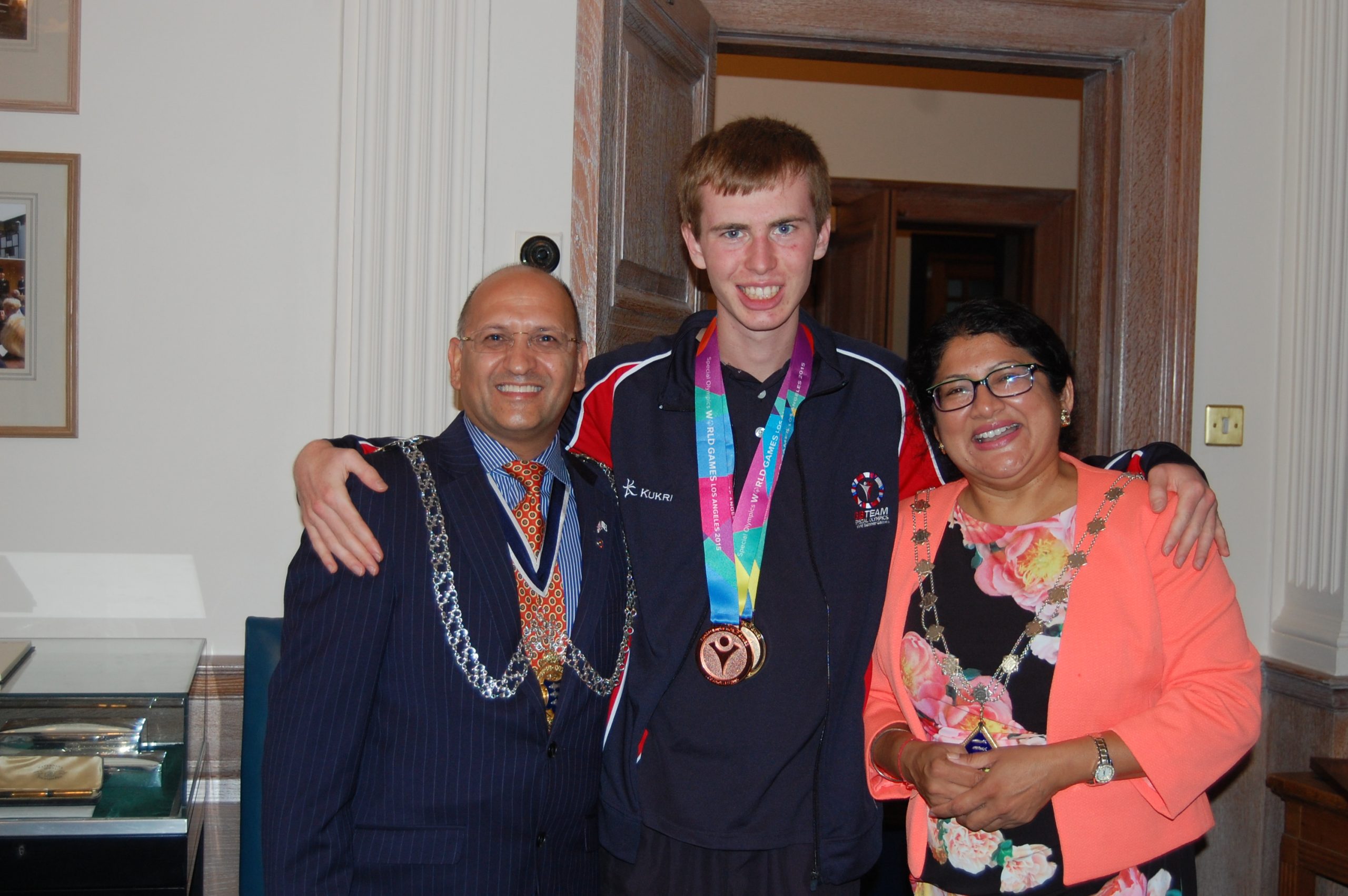 Special Olympics World Champion from Kingston celebrated