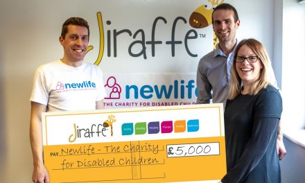 Newlife enjoy a happy New Year thanks to Jiraffe’s fundraising success